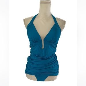 A.Ché Catalina Blue Simone Tankini and Winslet Hipster Bikini Bottom set